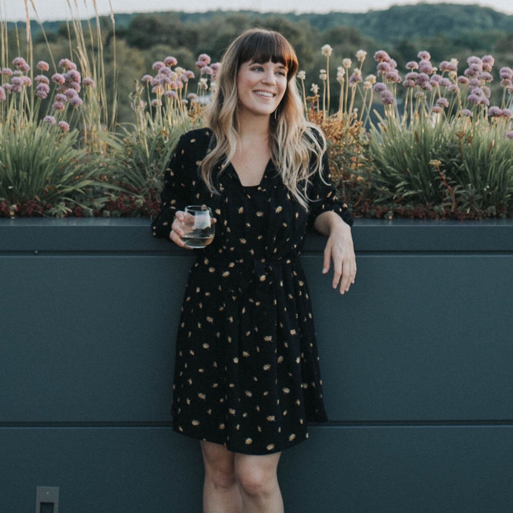 Madewell Tie-Waist Mini Dress in French Daisies